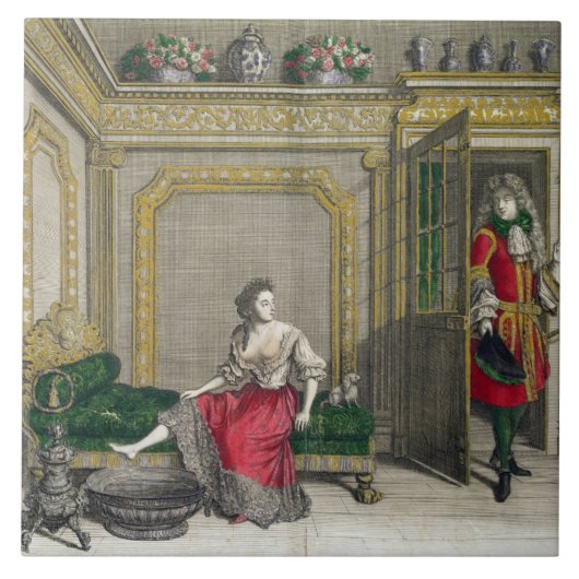 Lady undressing for the bat, gepubliceerd onder c. tegeltje (Voorkant)