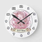 Lady Unicorn klok (Voorkant)