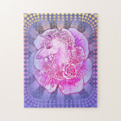 Lady Unicorn Legpuzzel (Verticaal)