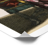 Lady Using Coffee, mode bord, c.1695 (engravi) Poster (Hoek)