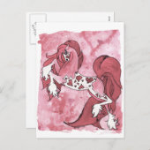 Lady Valentijn Feestdagenkaart (Voorkant / Achterkant)