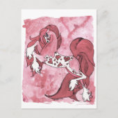 Lady Valentijn Feestdagenkaart (Voorkant)