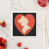 Lady Valentijn Papieren servetten (Insitu)