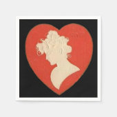  Lady Valentijn Papieren servetten (Voorkant)