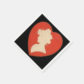 Lady Valentijn Papieren servetten (Hoek)