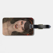 Lady Vamp Bagagelabel (Achterkant horizontaal)