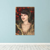 Lady Vamp Canvas Afdruk (Insitu (Houten vloer))