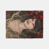 Lady Vamp Fleece Deken (Voorkant (Horizontaal))