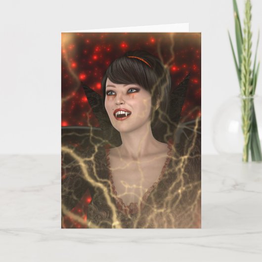 Lady Vamp Kaart (Voorkant)