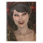 Lady Vamp Notitieboek (Voorkant)
