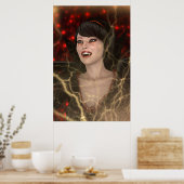 Lady Vamp Poster (Keuken)