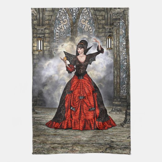 Lady Vamp Theedoek (Verticaal)