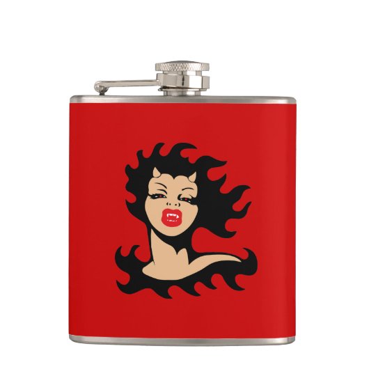 Lady Vampire Heupfles (Voorkant)