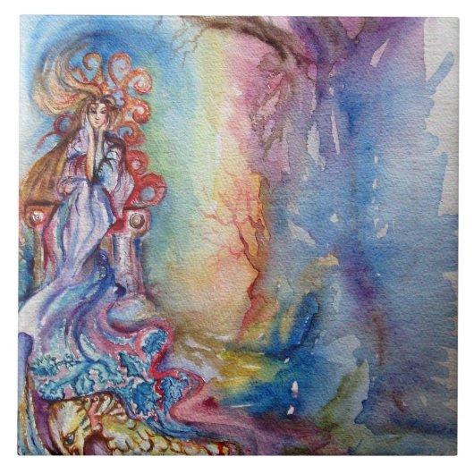 LADY VAN DE MERK / Magische en Mystery Tegeltje (Voorkant)