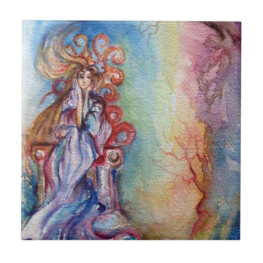 LADY VAN DE MERK / Magische en Mystery Tegeltje (Voorkant)