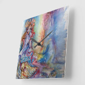 LADY VAN DE MERK / Magische en Mystery Vierkante Klok (Hoek)