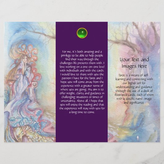 LADY VAN HET MERK MONOGRAM 3-voudig brochure (Achterkant)