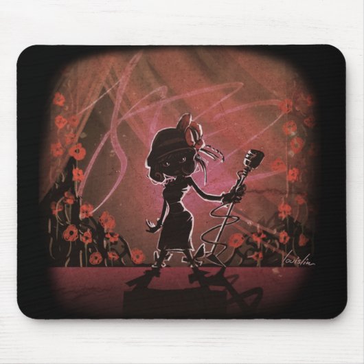 Lady Van Jazz: Trump's Journey Mousepad Muismat (Voorkant)