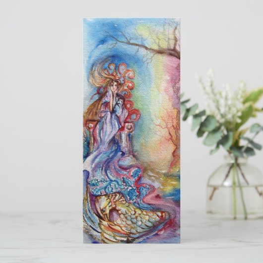 LADY VAN LAKE 1, levendig, lichtblauw roze Aankondiging (Staand voorkant)