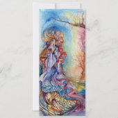 LADY VAN LAKE 1, levendig, lichtblauw roze Aankondiging (Voorkant)