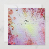 LADY VAN LAKE 1, levendig, lichtblauw roze Kaart (Achterkant)