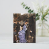 Lady Victoriaans Traveller Briefkaart (Staand voorkant)