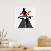Lady Victory Runner Poster (Keuken)