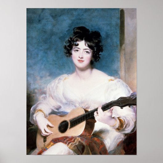 Lady Wallscourt, 1825 Poster (Voorkant)