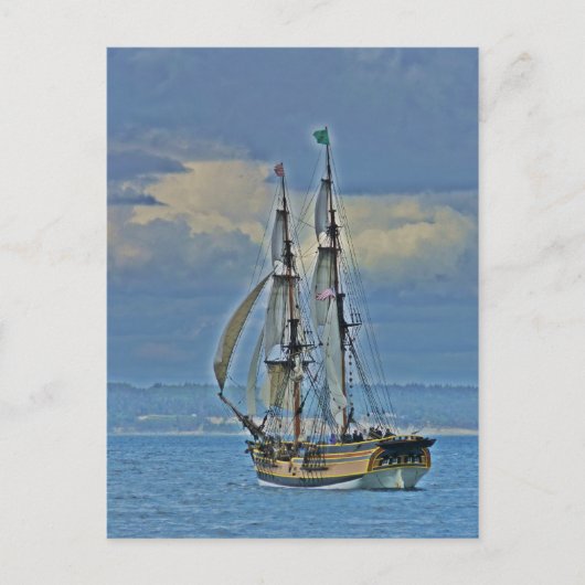 Lady Washington Briefkaart (Voorkant)