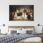 Lady Washington's Opvangdag door D. Huntington Canvas Afdruk (Insitu (Slaapkamer))