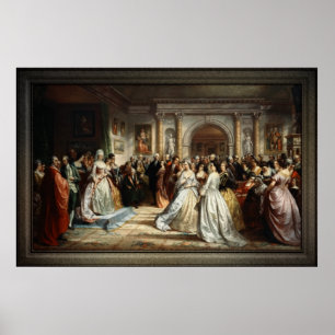 Lady Washington's Opvangdag door D. Huntington Poster