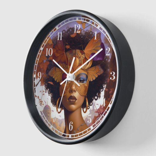 Lady Wearing Mask Black Fantasy Art (Hoek)