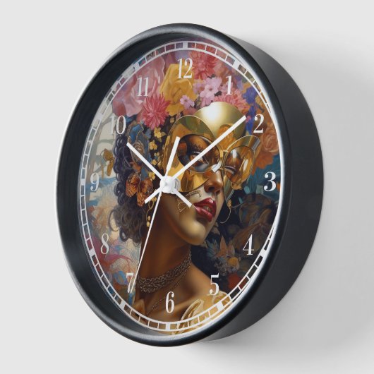 Lady Wearing Mask Black Fantasy Art (Hoek)