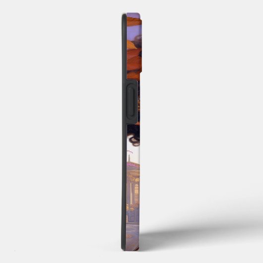 Lady Wearing Mask Black Fantasy Art Case-Mate iPhone Case (Achterkant / Rechts)