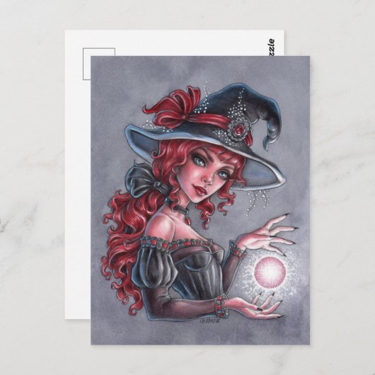 Lady Witch Briefkaart (Voorkant / Achterkant)