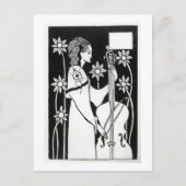 Lady with Cello, van Le Morte d'Arthur (litho) Briefkaart (Voorkant)