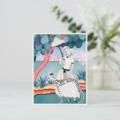 Lady with Dalmatian Dog - Helen Dryden Briefkaart (Staand voorkant)