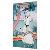 Lady with Dalmatian Dog - Helen Dryden Klembord (Links)