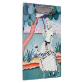 Lady with Dalmatian Dog - Helen Dryden Klembord (Rechts)