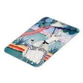 Lady with Dalmatian Dog - Helen Dryden Magneet (Linkerzijde)