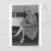 Lady With Flask 1926 Briefkaart (Voorkant)