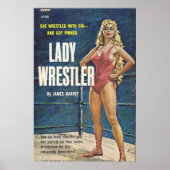 Lady Wrestler Poster (Voorkant)