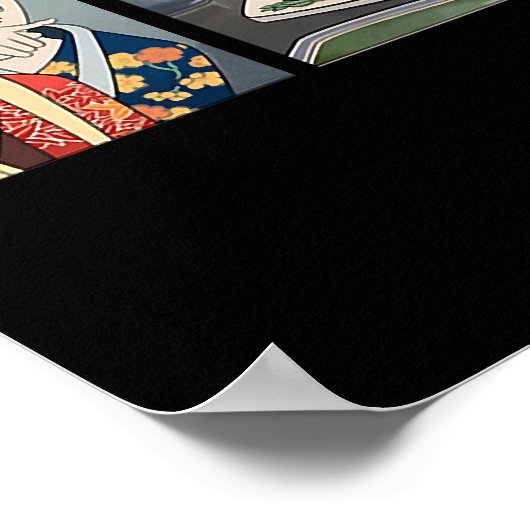 Lady Yelling bij Cat Meme Traditionele Japanners Poster (Hoek)