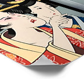 Lady Yelling bij Cat Meme Traditionele Japanse Pos Poster (Hoek)