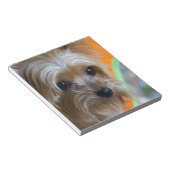 Lady Yorkshire Terrier Puppy Notitieblok (Schuin)