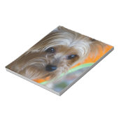 Lady Yorkshire Terrier Puppy Notitieblok (Linkerzijde)
