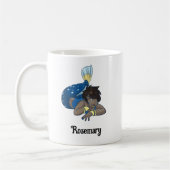 Lady zeemeermin aangepaste naam koffiemok (Links)