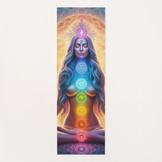 Lady Zen met Chakra Yogamat (Voorkant)