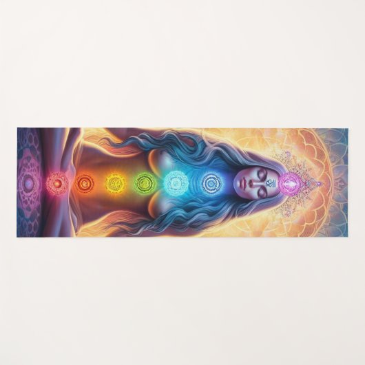 Lady Zen met Chakra Yogamat (Voorkant (horizontaal))