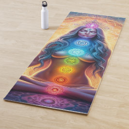 Lady Zen met Chakra Yogamat
